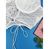 halpa korsetti-Slim Fit Korsetti Lyhyt toppi Bustier Naamiaispuku Naisten Naamiaiset Juhlat Aikuisten Toppi Korsetti
