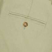 preiswerte Hochzeitsanzüge-Herren Hochzeit Leinenanzüge Himmelblau Salbei Mode Formell Einfarbig Standard Passform 3-teilig Einreihige Zwei-Knopf-Jacke
