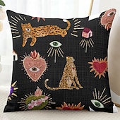 abordables Taies d&#039;Oreiller-Housse de coussin décoratif en forme de cœur 1PC housse de coussin carrée douce pour canapé pour chambre salon canapé chaise