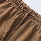 cheap Casual Shorts-Men&#039;s Athletic Shorts Sweat Shorts Shorts Summer Shorts Pocket Drawstring Elastic Waist Plain Comfort Breathable Short Outdoor Sports Classic Casual Black Navy Blue
