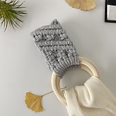 economico Tende macrame e stringa-Anello per asciugamano in crochet boho regalo per la festa della mamma supporto per asciugamano in macramè da cucina anello porta asciugamani in macramè anello per asciugamani da appendere in crochet
