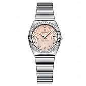 cheap Quartz Watches-Women Quartz Watch Wrist Watch Retro Vintage Wristwatch Luminous Calendar Waterproof Stainless Steel Strap Watch