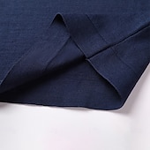 cheap Men&#039;s Elite Polo-Men&#039;s Silk Linen Cotton Business Casual Half Zip Short Sleeve Basic Formal Solid Color Zipper Summer Black Dark Navy Sky Blue Dark Green Gray