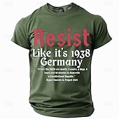 preiswerte Patriotisches T-Shirt für Veteranen-Herren Lustiger Slang T Shirt Kurzarm T-Shirt 3D-Druck Rundhalsausschnitt Rundhals Hemd Mode Täglich Basic Straße Lässig Täglich Schwarz Blau Grün Sommer Frühling Ganzjahres Bekleidung S M L XL XXL