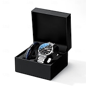 cheap Quartz Watches-Luxury Brand Man Watch Waterproof Luminous Date Week Men&#039;s Quartz Wristwatch Stainless Steel Fashion Sports Men Watches