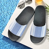 preiswerte Urlaubsandalen-Slide-Sandalen im Patchwork-Design für Herren – lässiger und stylischer Stil für Männer im Strandurlaub, zum Entspannen am Pool und für den Sommeralltag
