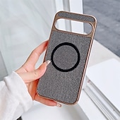 זול תיק טלפון אחר-טלפון מגן עבור גוגל Pixel 9 Pro Pixel 9 Pro XL Pixel 8 Pro Pixel 8 פיקסל 9 כיסוי אחורי מארז ספיחה מגנטי מגנטי תמיכה בטעינה אלחוטית עמיד בזעזועים צבע הדרגתי תבנית גאומטרית PC עור PU