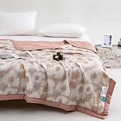 baratos Cobertores de cama-Colcha de verão, Floral / flor Fibra de Liocel Confortável cobertores