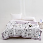 baratos Cobertores de cama-Colcha de verão, Floral / flor Fibra de Liocel Confortável cobertores