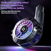 billige Universelt tilbehør-sl33 mobiltelefon halvlederkjøler 6-formet halvleder kjølevifte radiator for ios android bakklips magnetisk kjøleribbe
