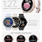 tanie Smartwatche-696 DR03 Inteligentny zegarek 1.27 in Inteligentny zegarek Bluetooth Krokomierz Powiadamianie o połączeniu telefonicznym Rejestrator snu Kompatybilny z Android iOS Damskie Męskie Odbieranie bez