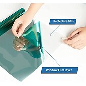 cheap Wall Stickers-Window Film, Privacy Glass Sticker for Heat Insulation, Anti-Peeping Sunshade, UV Protection for Balcony and Home