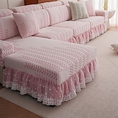 economico Copridivano-1 federa elasticizzata per cuscino divano, universale, in morbido pile polare jacquard, facile da pulire &amp;durevole