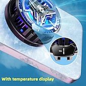 お買い得  ユニバーサルアクセサリー-sl10 携帯電話用マグネット式 / バッククリップ式 2 in 1 半導体冷却ラジエーター RGB ライト付き iOS Android PUBG LOL ゲームクーラー