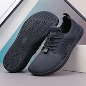 preiswerte Sneaker für Herren-Barfuß-Sneakers aus hellbraunem Strick für Herren – flexibles, bequemes Design mit Schnürverschluss für aktive und lässige Kleidung