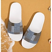 preiswerte Urlaubsandalen-Slide-Sandalen im Patchwork-Design für Herren – lässiger und stylischer Stil für Männer im Strandurlaub, zum Entspannen am Pool und für den Sommeralltag
