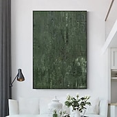preiswerte Abstrakte Gemälde-großes grünes Ölgemälde, handgefertigte Wandkunst, 100 % handgefertigtes Ölgemälde, abstraktes Ölgemälde, tropisches Ölgemälde, moderne Gemälde, Wandkunst, modernes grünes Kunstwerk für die