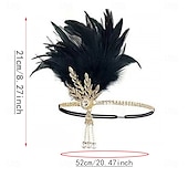 voordelige Accessoires en meer-Jaren 1920 Gatsby Jaren ‘20 flapper hoofdband Normaal Retro Sprankelende glitter Kristal / Bergkristal Kostuum Dames Carnaval Maskerade Evenement / Feest Maskerade Festival Volwassenen Hoofddeksels