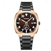 economico Orologi al quarzo-Orologio al quarzo CURREN da uomo grande quadrante di lusso orologio da polso business calendario luminoso impermeabile in acciaio inossidabile