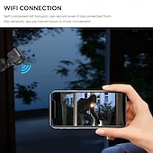 رخيصةأون كاميرات شبكات IP الداخلية-كاميرا IP مصغرة A31080P واي فاي رؤية ليلية كاميرا مراقبة مع صوت ثنائي الاتجاه أمان فيديو لمراقبة المنزل
