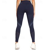 abordables Leggings y mallas de yoga-Mujer Pantalones de yoga Mallas Leggings de Yoga Malla Cintura elástica Control de barriga Levantamiento de tope Yoga Entrenamiento de gimnasio Pilates Pantalones Negro Verde Ejército Azul Otoño