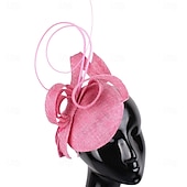 tanie Fascynatory i kapelusze-Nakrycie głowy Sinamay Ślub Wieczorna impreza Elegancja Ślub Z Kwiat Winieta Nakrycia Głowy