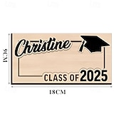 economico Stagione di Laurea-regali di laurea 2025 porta soldi in legno porta soldi laurea busta per contanti per classe del 2025 laureati universitari senior