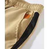 economico Classico-Per uomo Pantaloncini cargo Shorts Pantaloncini Estivi Coulisse Elastico in vita Multi-tasche Semplice Comodità Indossabile Lunghezza al ginocchio All&#039;aperto Sport Quotidiano Moda Casual Nero Cachi