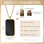 ieftine Ziua Mamei-Colier termocromic personalizat cel mai bun cadou pentru mamă – pandantiv foto care se schimbă cu căldura perfect pentru Ziua Tatălui Ziua Mamei Ziua Îndrăgostiților și zile de naștere