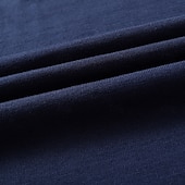 cheap Men&#039;s Elite Polo-Men&#039;s Silk Linen Cotton Business Casual Half Zip Short Sleeve Basic Formal Solid Color Zipper Summer Black Dark Navy Sky Blue Dark Green Gray