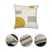 preiswerte Dekorative Wurfkissen-Geometrischer Dekorations-Wurfkissenbezug 4PC Weicher quadratischer Couchkissenschutz für Schlafzimmer Wohnzimmer Sofa Stuhl
