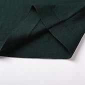 cheap Men&#039;s Elite Polo-Men&#039;s Silk Linen Cotton Business Casual Half Zip Short Sleeve Basic Formal Solid Color Zipper Summer Black Dark Navy Sky Blue Dark Green Gray