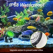baratos Luzes e lanternas de caminho-Holofotes solares externos, luzes rgb que mudam de cor, holofotes subaquáticos de paisagem 2000mah ip68 à prova d&#039;água, holofotes de paisagem led para aquário, jardim, quintal, piscina, lago, fonte,