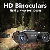 economico Telemetri e telescopi-Binocolo digitale portatile per visione notturna con registrazione video HD, sensore di luce stellare e zoom per birdwatching e uso all&#039;aperto