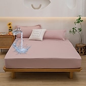 abordables Sábanas y funda de almohada-Funda protectora para cama Queen Full King cubierta impermeable protector de colchón sábana ajustada impermeable protector de cama funda de colchón 360° de paquete completo bolsillo profundo sábana