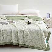 baratos Cobertores de cama-Colcha de verão, Floral / flor Fibra de Liocel Confortável cobertores