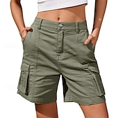 economico Pantaloni e pantaloncini-Per donna Shorts da corsa Shorts Cargo Shorts da escursionismo Esterno Vestibilità regolare Asciugatura Rapida Pantaloncini Elastico in vita Grigio scuro Nero Caccia Arrampicata Corsa S M L XL XXL