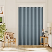 cheap Door Curtains-1 Linen Textured Magnetic Folding Room Divider Curtain, Blackout Curtain Closet Door Curtain Invisible for Bedroom Room Living Room No Puching or Tools