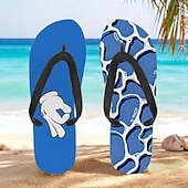 billiga Semester Sandaler-flip flops med tryckta havssköldpaddor för män – strandinspirerad och bekväm stil för strandutflykter, surfing och tropiska semestrar