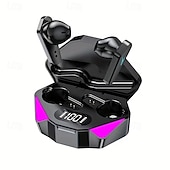 Недорогие Истинные беспроводные наушники (TWS)-X15 беспроводные Bluetooth 5.3 игровые наушники с LED дисплеем шумоподавление и встроенный микрофон
