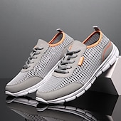 billige Sneakers til herrer-joggesko for menn – pustende lette atletiske joggesko for jogging, trening og uformelle antrekk