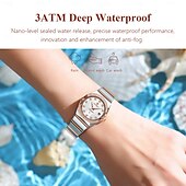 cheap Quartz Watches-Women Quartz Watch Wrist Watch Retro Vintage Wristwatch Luminous Calendar Waterproof Stainless Steel Strap Watch