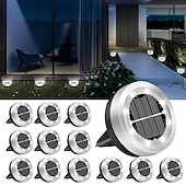 billiga Markbelysning-1st 5 W Skulptur och landskapsljus Vattentät Varmvit Kallvit 1.2 V 1 LED-pärlor