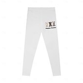 cheap Easter Bottoms-Easter Women&#039;s Leggings Trousers Rabbit Leopard Printed Yoga Pants Tummy Control High-Waisted Graphic Tights