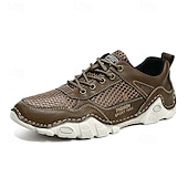 preiswerte Outdoor-Sandalen-Braune Mesh-Sport-Sneaker für Herren – leistungsstarke Sportschuhe zum Laufen, Wandern und für die Freizeit