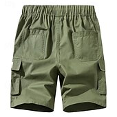 economico Classico-Per uomo Pantaloncini cargo Pantaloncini mimetici Shorts Pantaloncini Estivi Coulisse Elastico in vita Multi-tasche Semplice Mimetico Comodità Indossabile Lunghezza al ginocchio All&#039;aperto Sport