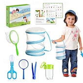 abordables Jouets d&#039;Exploration de la Nature-outils d&#039;exploration en plein air pour enfants attraper des papillons libellules insectes collecter et attraper des filets observer des biberons nourrir des vers à soie boîtes cages