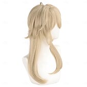 levne Anime paruky-Syntetické paruky Lu Chen Micro Locs Přírodní rovný Střední část Vrstvený střih na stroji Paruka 24&quot; A1 Umělé vlasy Dámské Střední část Klasické Pohodlné Blonďatá