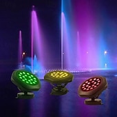 olcso Víz alatti lámpák-napelemes víz alatti fények spotlámpa led kültéri merülő tájkép színes rgb medence lámpa ip68 vízálló medence kerti pázsit dekoráció