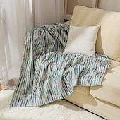 お買い得  ブランケット＆毛布-冷却ブランケット、暑がりの人のための涼しい夏用ブランケット、オールシーズン使える柔らかく快適な軽量ブランケット